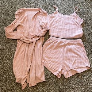 Three piece matching lounge set